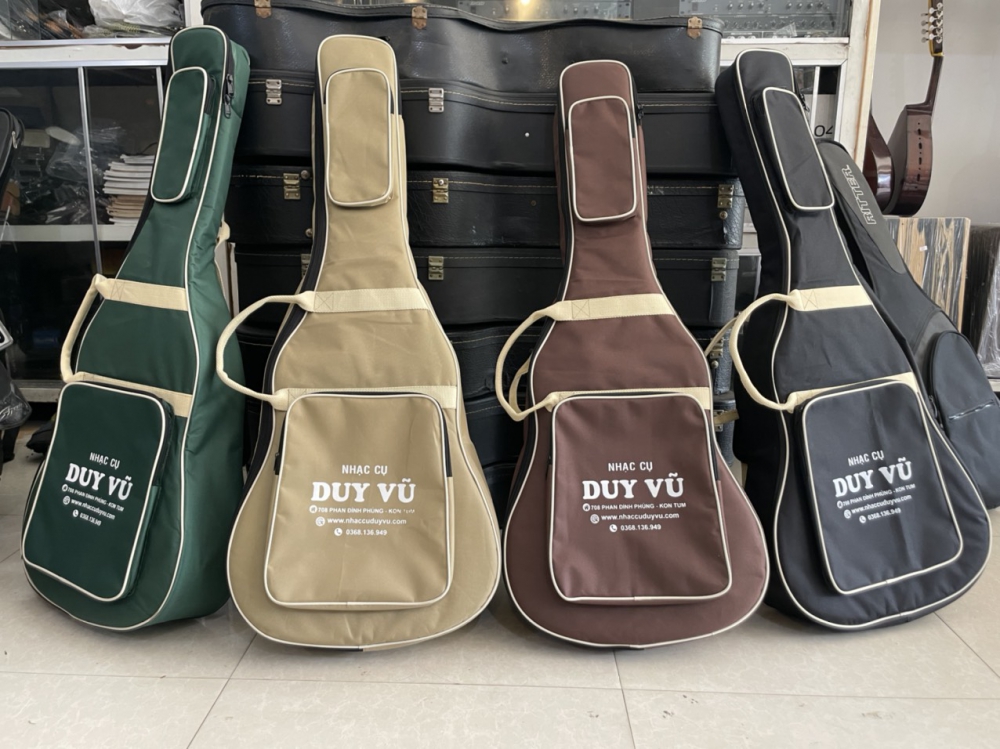 Bao vải 4 lớp guitar